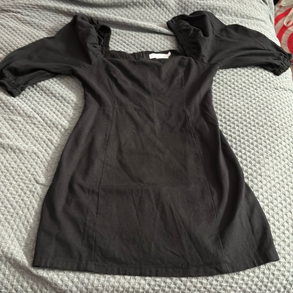 All in Favor Black Dress